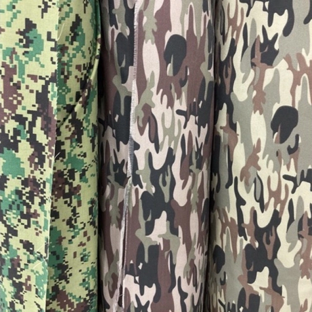 Good Colour Fastness Camouflage Polyester Coated Army Cover Airtight TPU Outdoor Fabric