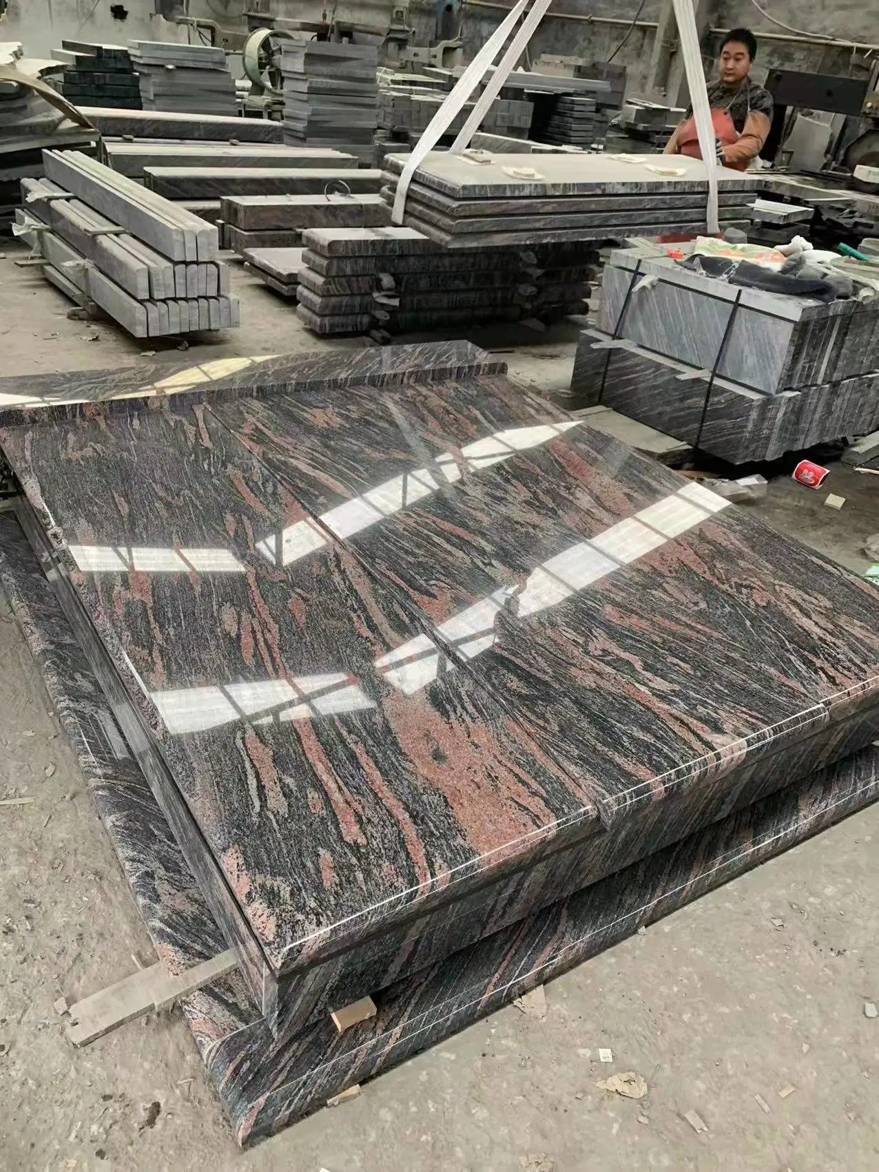 China Aurora Granite Monuments Headstones Tombstones