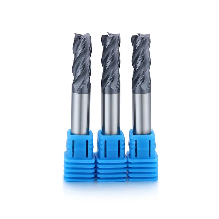 CNC Tools Tungsten Carbide HRC55 Straight Shank 16mm Raghing Carbide End Milling Cutter