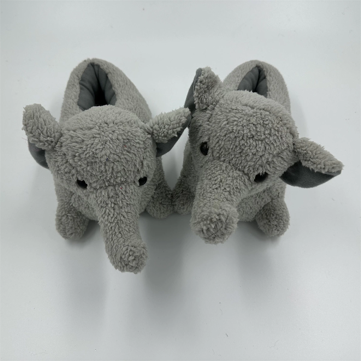 Cute Elephant de nariz larga Invierno Plush Interior sin cordones Cartoon zapatos