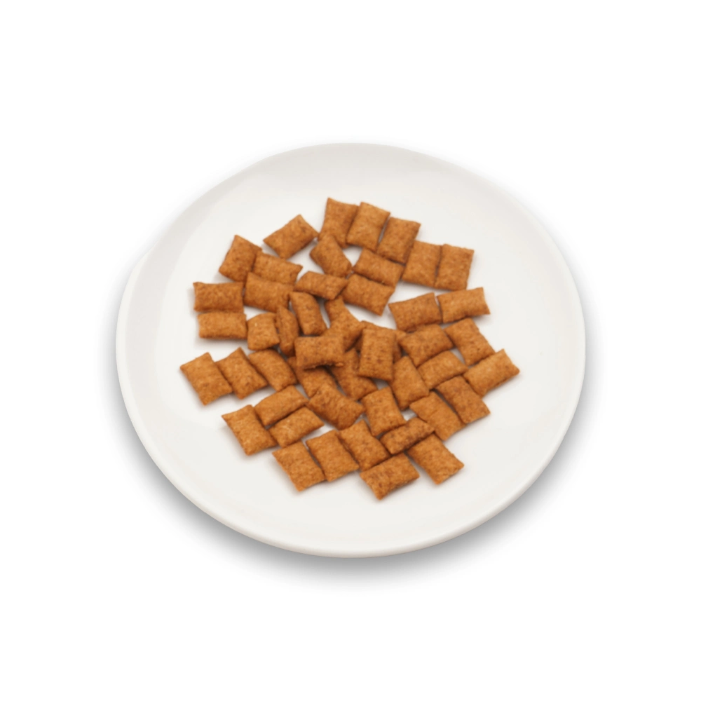 Filets de chat croquant avec garnitures de poulet/thon biscuits pour chats Collations pour animaux de compagnie