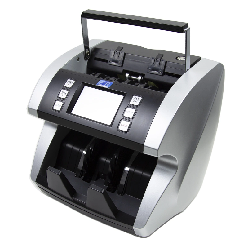 Business Grade Banknote Counter with UV/MG/IR Counter-feit Detection &ndash; Top Loading Cash Counting Machine  Add and Batch Modes