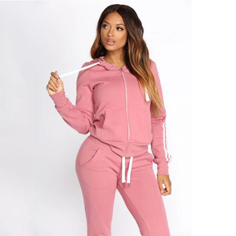 Wholesale/Supplier New Arrival Fashion Casual Sports Suit 2 Piece Sets Tracksuits Baggy off Shoulder Sexy Long Sleeve Crop Tops Sweater