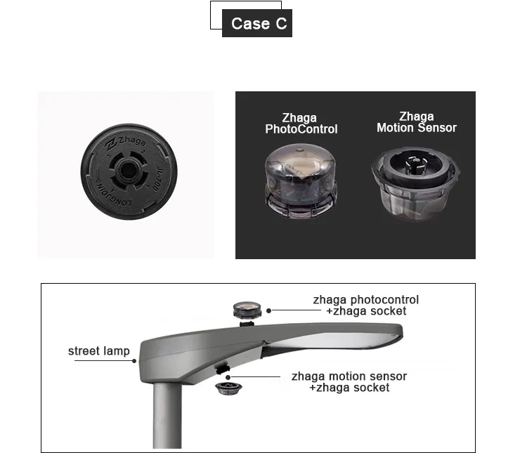 Dali-2 Multi-Sensor Zhaga Interface Socket D4I Certified Microwave Sensor Motion