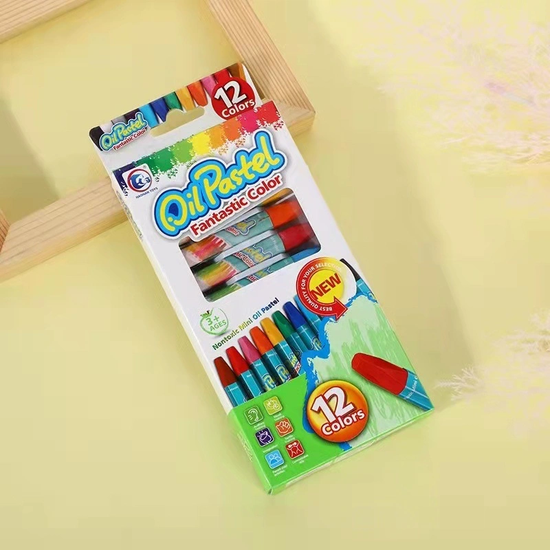 Hexagonal Oil Painting Stick Multi-Color Children's Art Special Graffiti Crayons