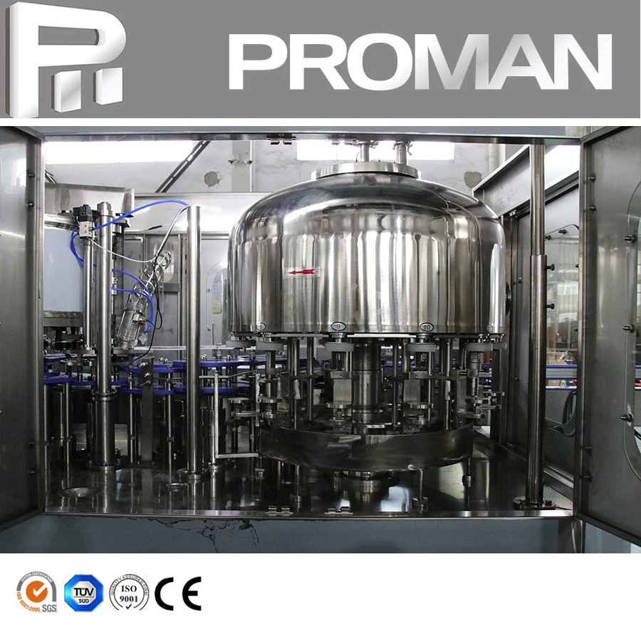 Produção rápida pressão normal 250 ml lata de estanho enchimento de sumo Máquina Linha de produção