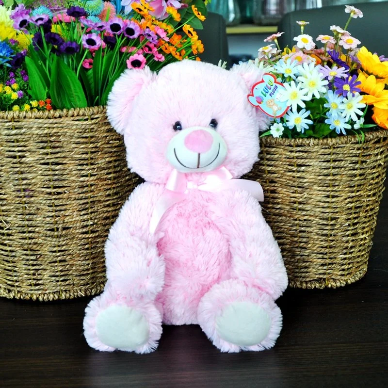 Eco Friendly Plush Toy Soft PP Cotton Color Teddy Bear for Children