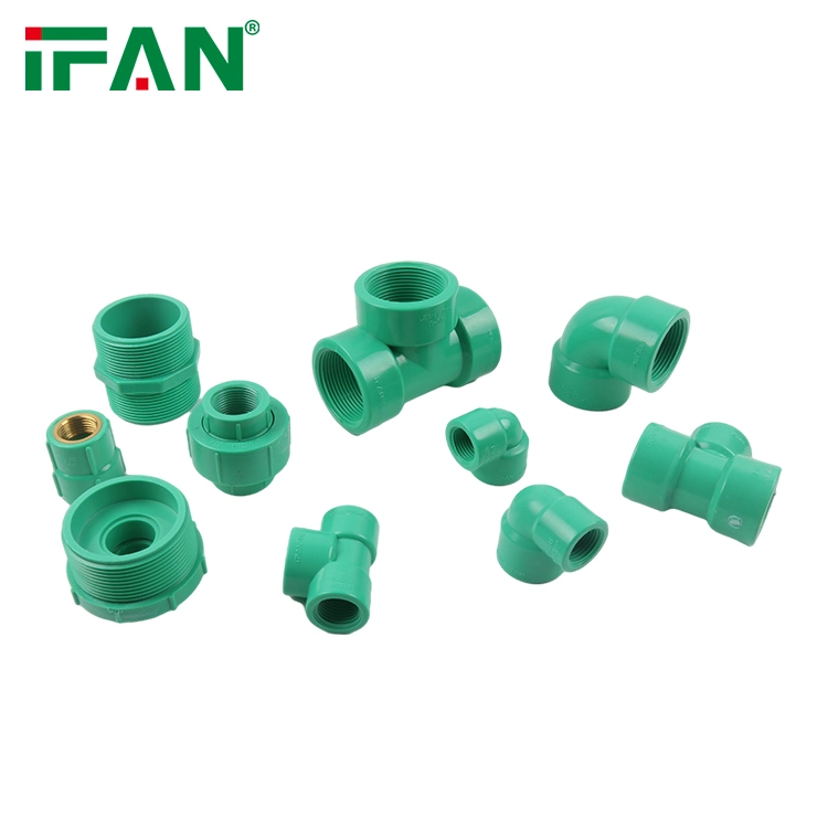 IFAN Wasserversorgung PVC-U BSP Gewinde Fitting 1/2 Zoll UPVC Rohrverschraubung