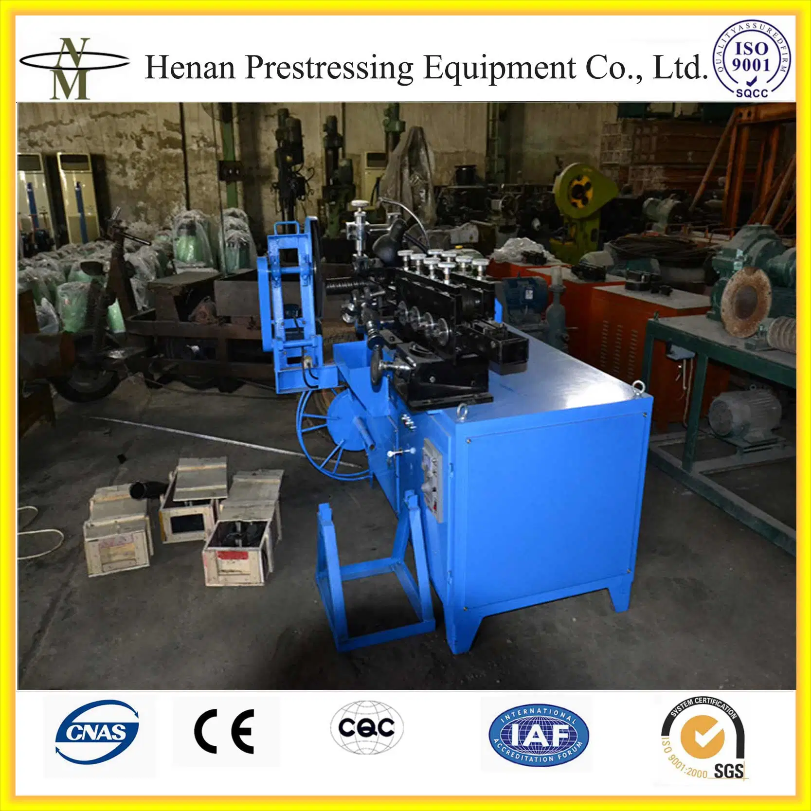 Cnm Prestressed Round and Flat Duct Machine