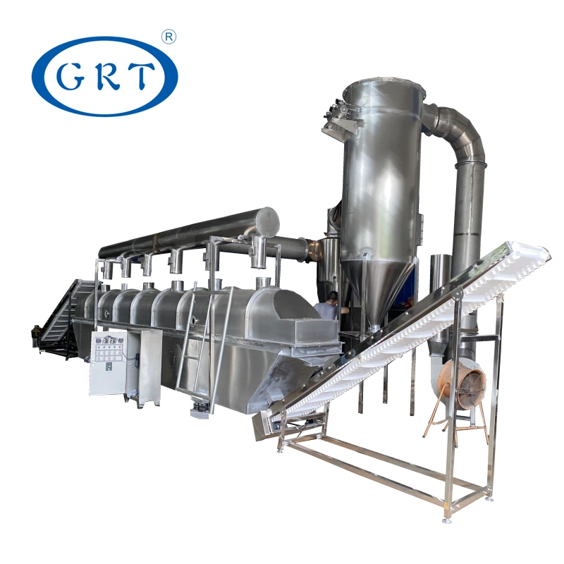 Zg Pharmaceuticals Wet Powder Salt Industrial Chemical Continuous Plate Horizontal Vibration Fluid Bed Dryer Machine