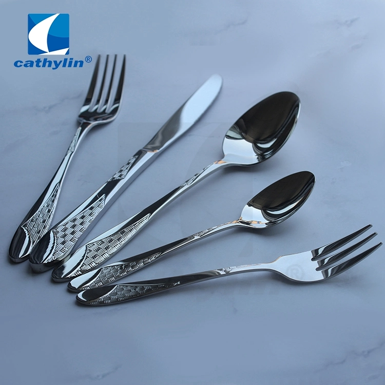 High quality/High cost performance  Travel Camping Stainless Steel 18 10 Flatware Set