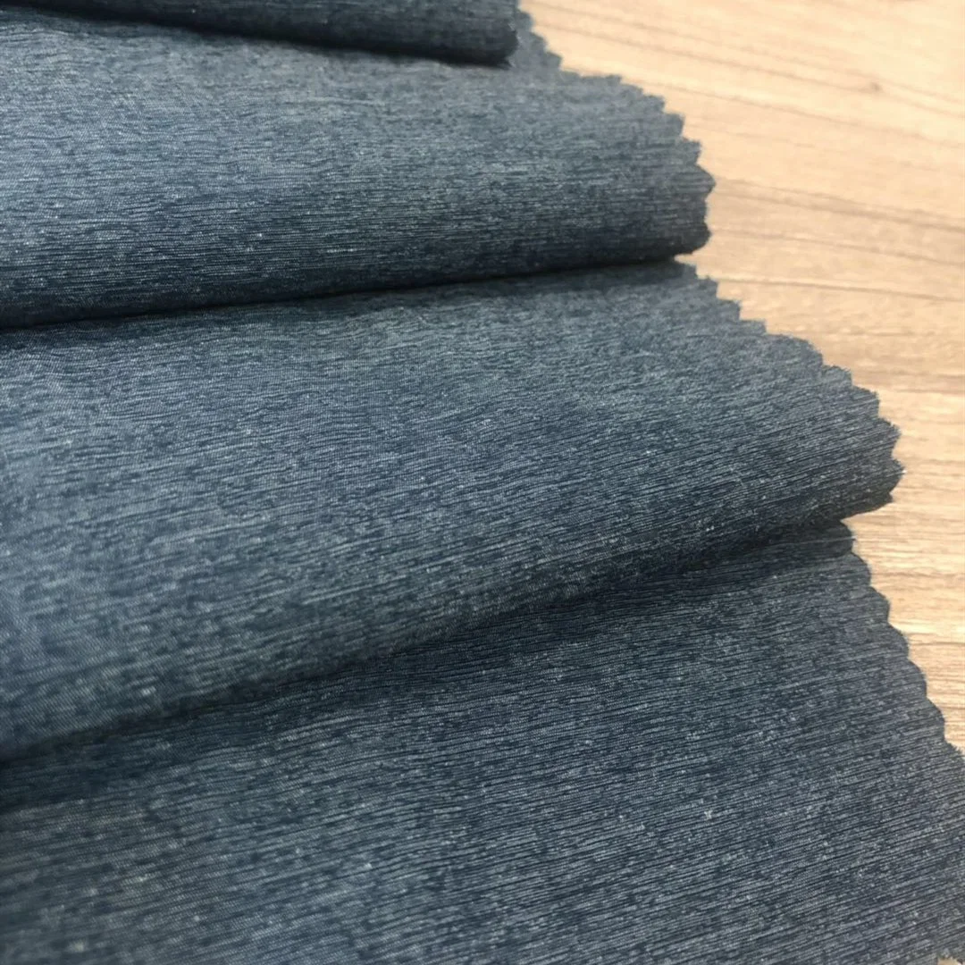 Nylon Rayon Blend Melange Woven Fabric for Jackets and Pants