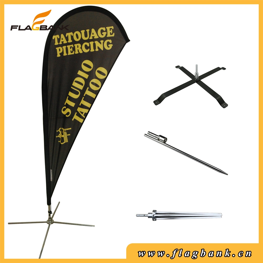 2.8m Tradeshow Fiberglass Digital Printing Flying Flag/Teardrop Flag