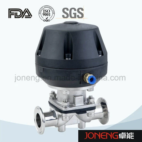 Stainless Steel Sanitary Fittings Weld/Clamped Pneumatic Block Membrane Valve