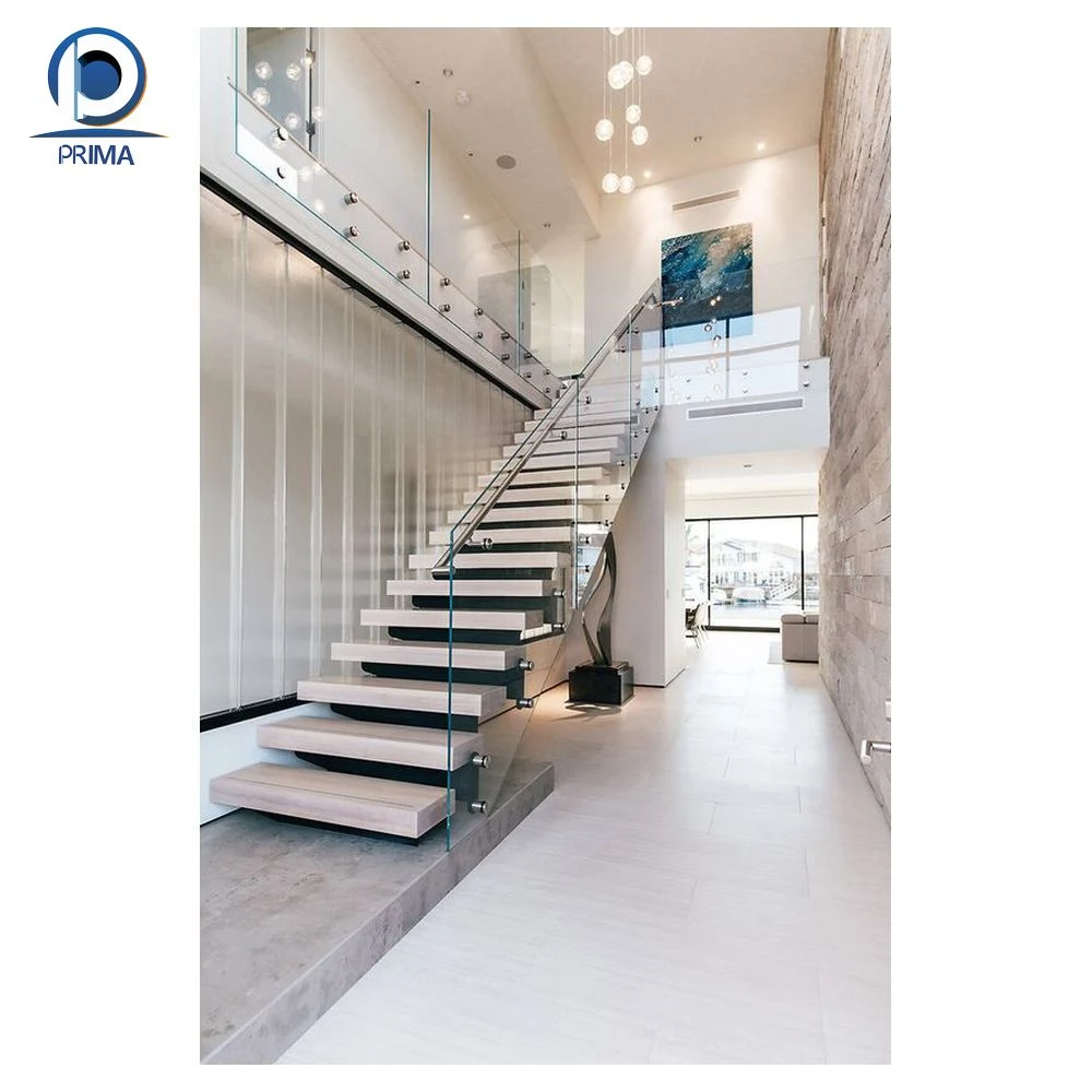 Prima Great Customized Modern Size Design Floating Staircase