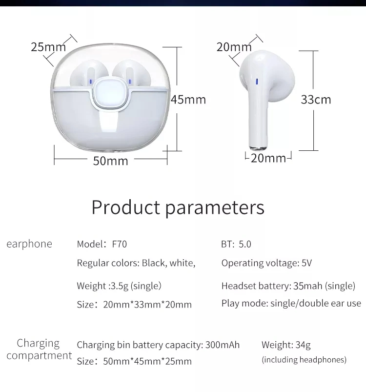 2022 Nuevos accesorios móviles populares de Tws PRO 9 Bt 5.2 Tapones de auricular estéreo inalámbrico Anc Enc la cancelación de ruido auricular