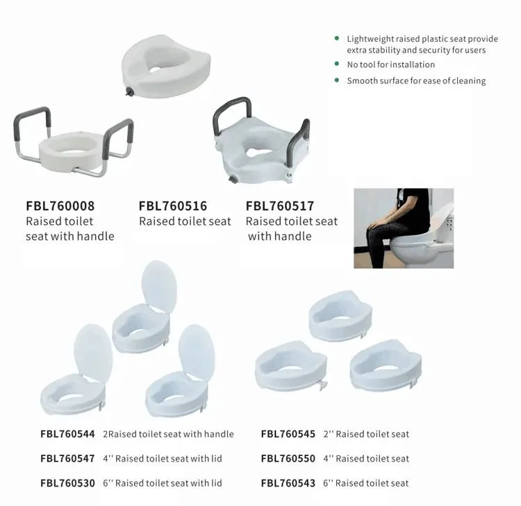 Removable Padded Arms Elevated Disability Seniors Handicap Raised Toilet Seat