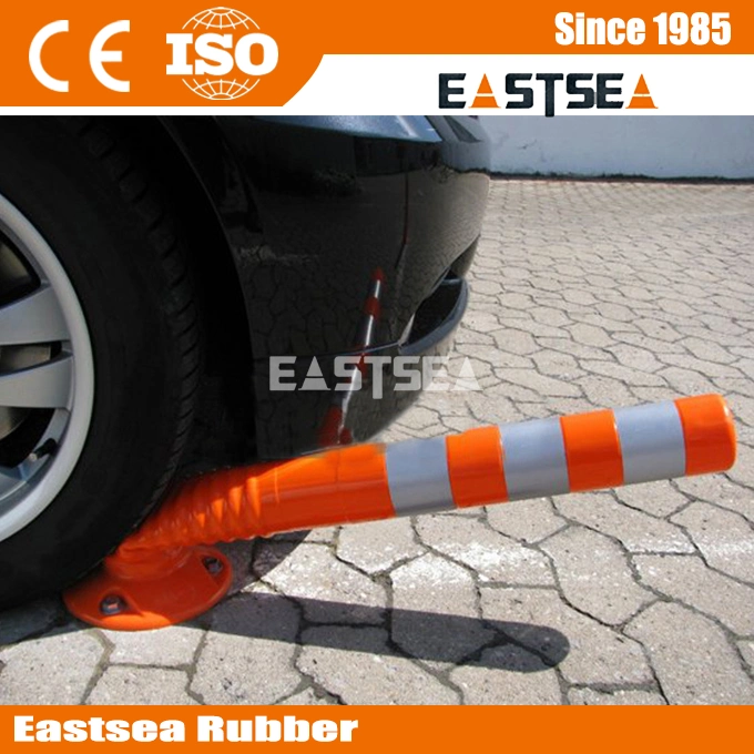 Orange Road PU Flexible Delineator Warning Bollard