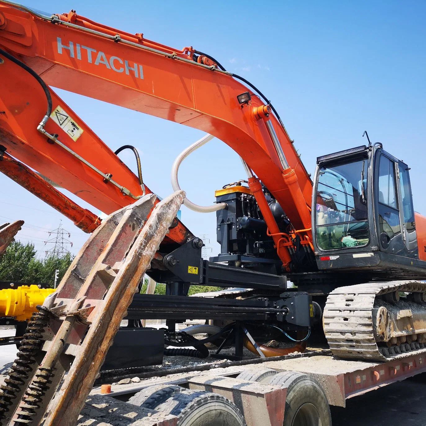 Bagger Befestigung Hydraulischer Rock Drill Bergbaumaschinen Xuvol Rock Drill Wyzy30-02 mit Schlaghammer