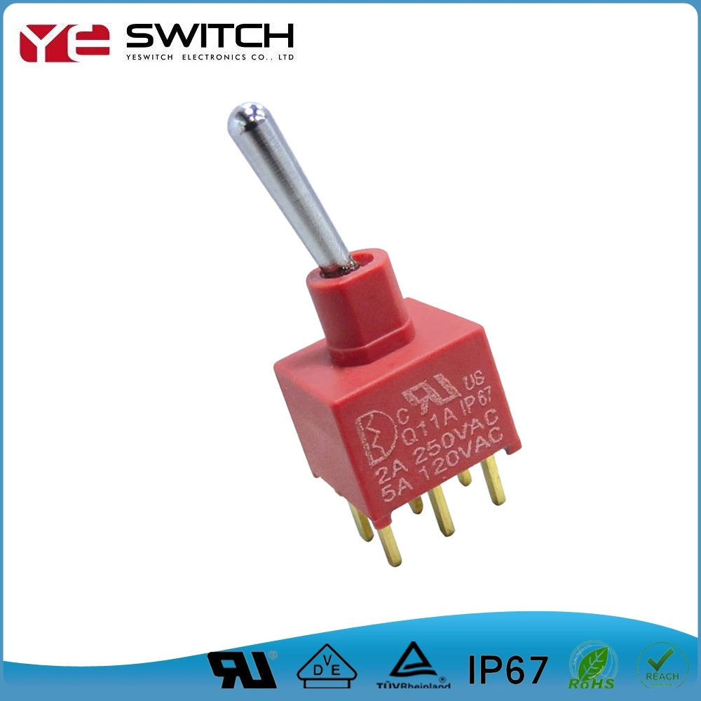 IP67 Sealed Sub-Miniature Toggle Switch