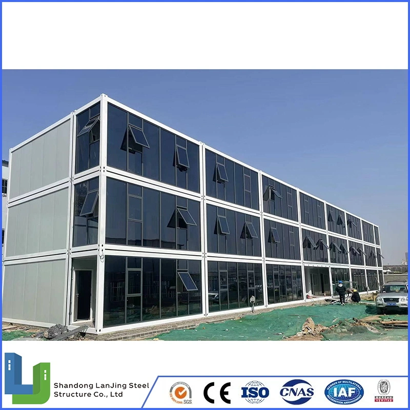 Customizable ISO CE Approved Prefab House Flat Pack Container Office Building for Sale