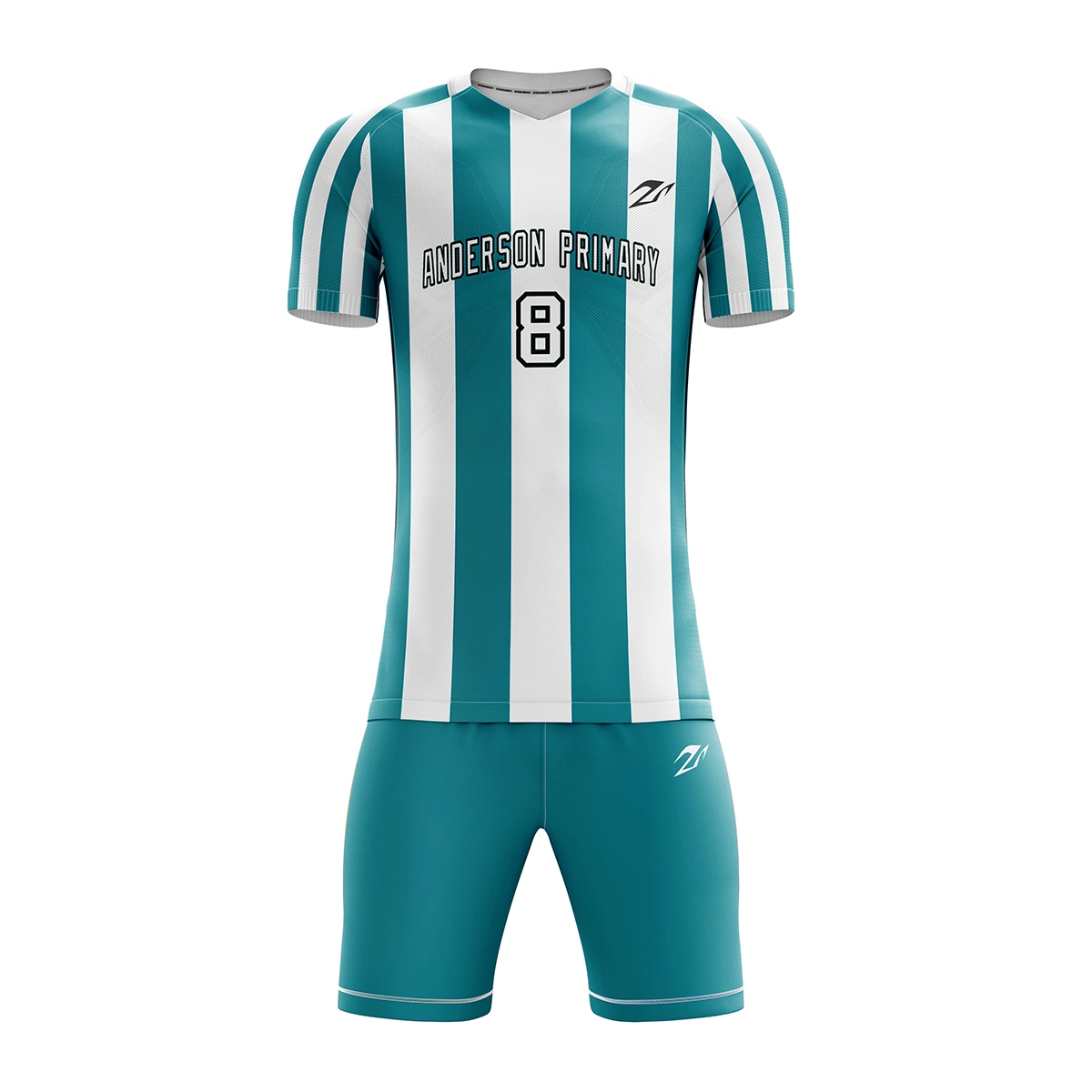 Comercio al por mayor Camiseta de fútbol de rayas clásico retro Unisex Camiseta de fútbol