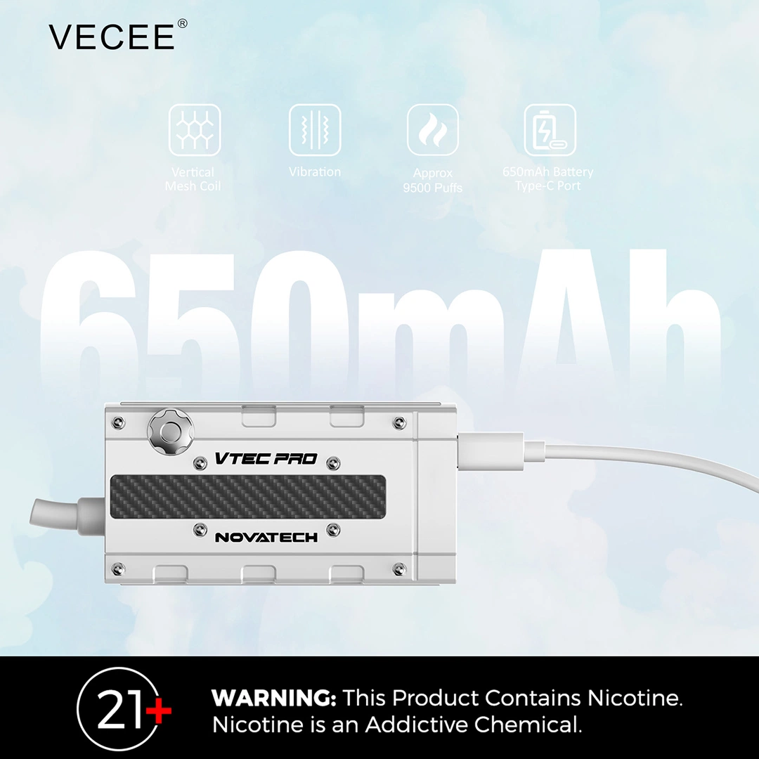 Vecee-Vtec PRO Malaysia Market Ecigs 17 Flavors 9500 Puffs Rechargeable Wholesale/Supplier I Vape Electronic Cigarette