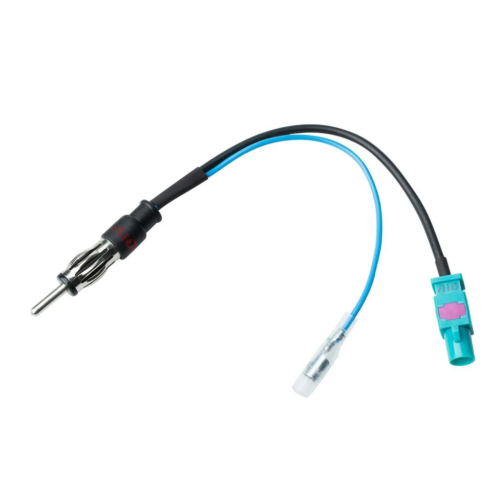 Single Fakra to DIN Plug Car Stereo Adapter Cable for Wireless Equipment