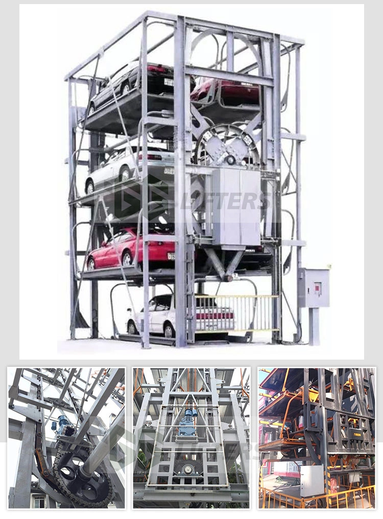 Automatic rotary car parking lift automatic street parking system car parking storage equipment auto lift circulation parking lift