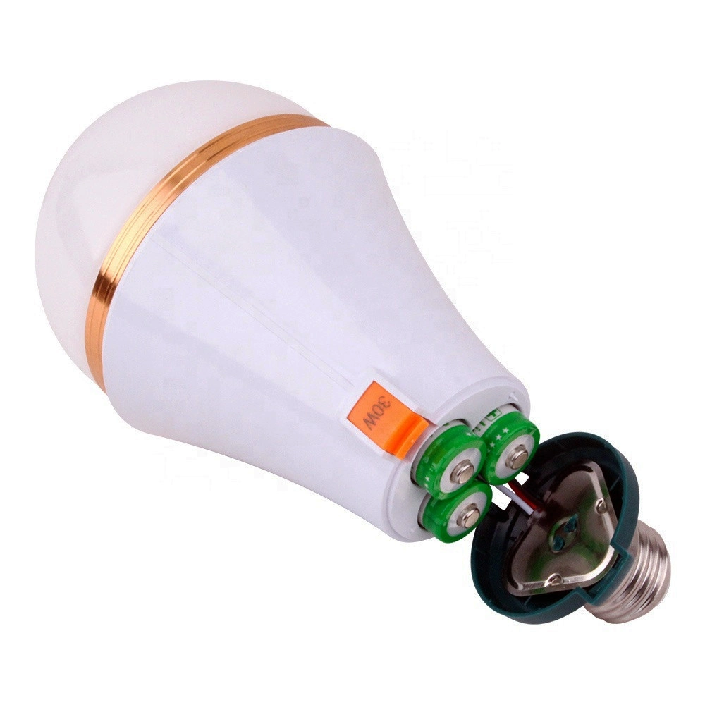 Auto Charging LED Emergency Light 5W 7W 9W 12W Rechargeable Bulb