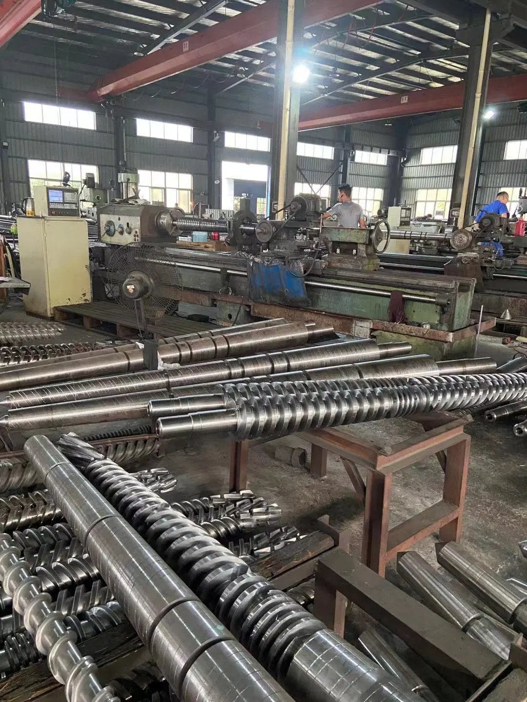 Screw and Barrel High Output 100mm High Efficient Screw and Barrel for Plastic Pipe Extrusion Plastic Machine