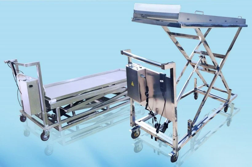 Good Price Electric Lifting Mortuary Trolley