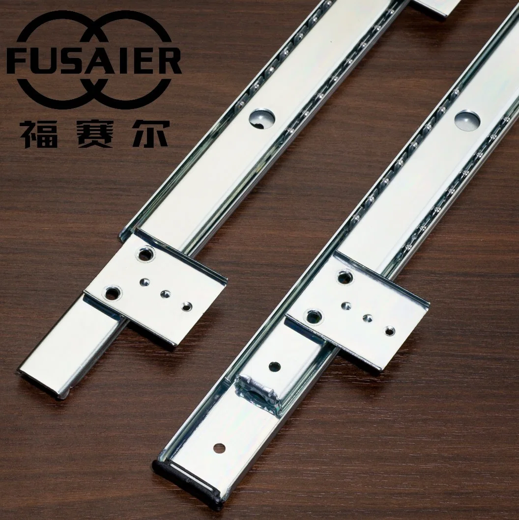 35mm Single Extension Ball Bearing Drawer Slide Office Computer Desk Keyboard Drawer Slide