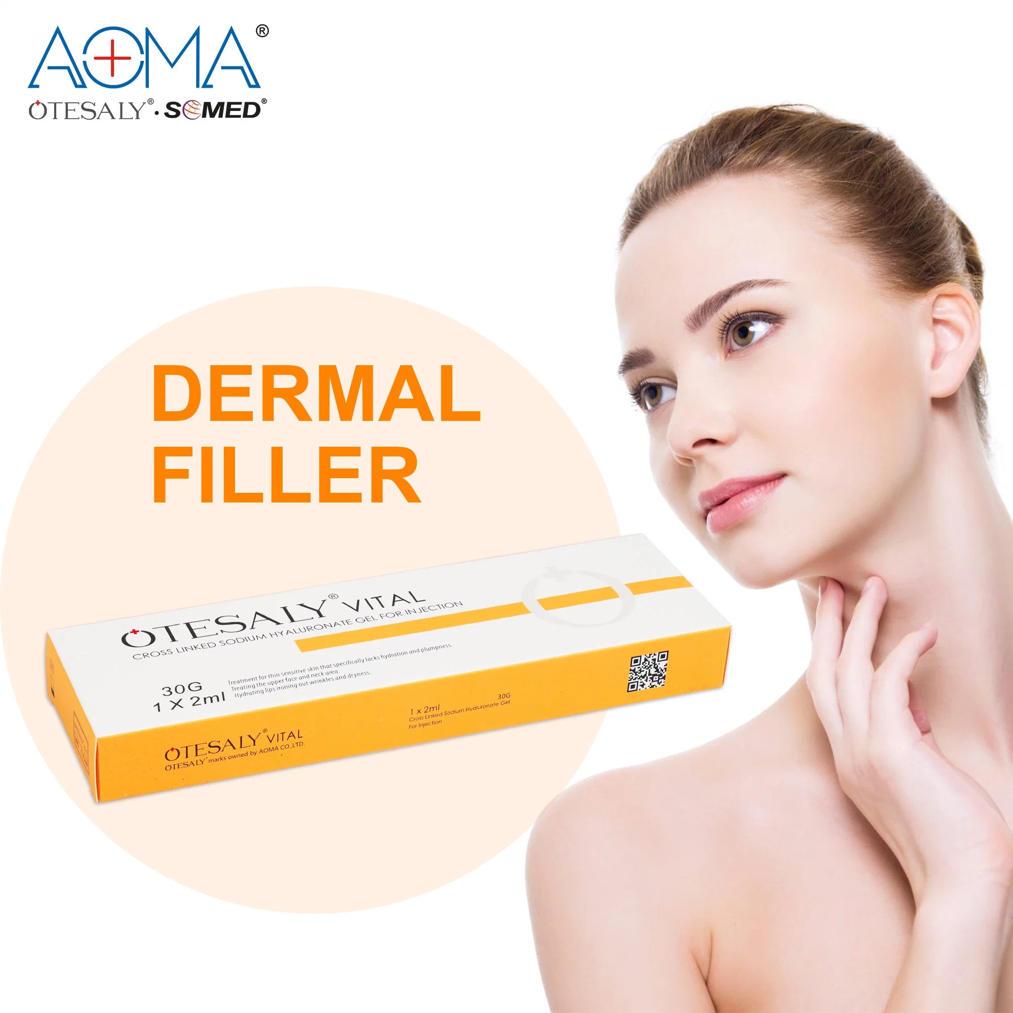 Aoma Otesaly Wholesale Price Vital 2ml Anti Wrinkles Face Hydration Neck Lines Ha Dermal Filler