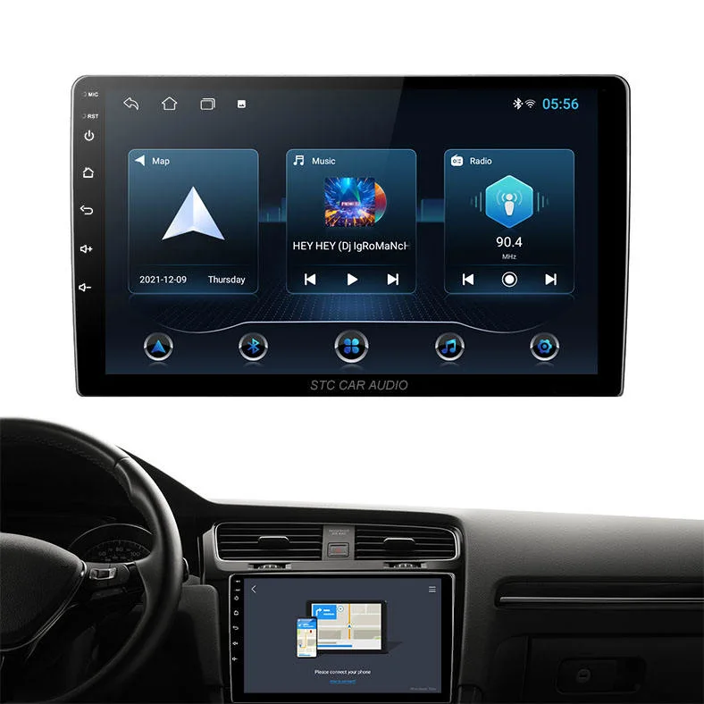 Pantalla táctil universal Android Player GPS Navegación Vídeo Radio estéreo Reproductor de DVD para coche Multimedia Vídeo Radio para coche Navegación