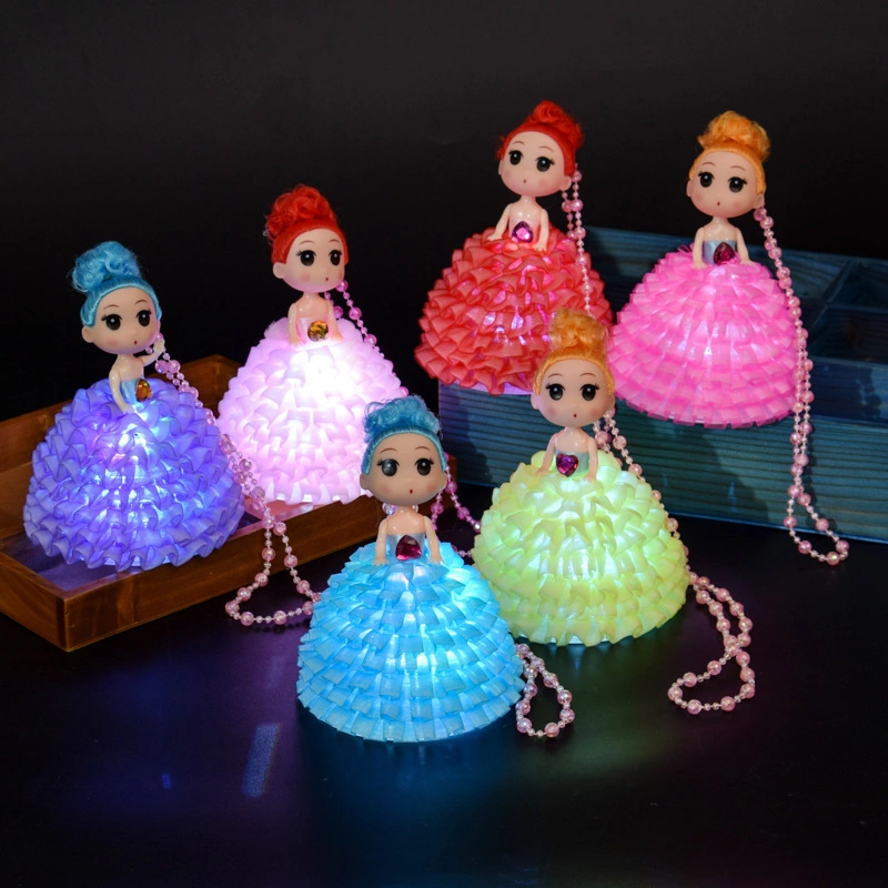 Glowing Dolls, Necklaces, Dolls, Flash Toys, Night Market Promotion, Hot Selling Children's Gifts, Night Market Wholesale