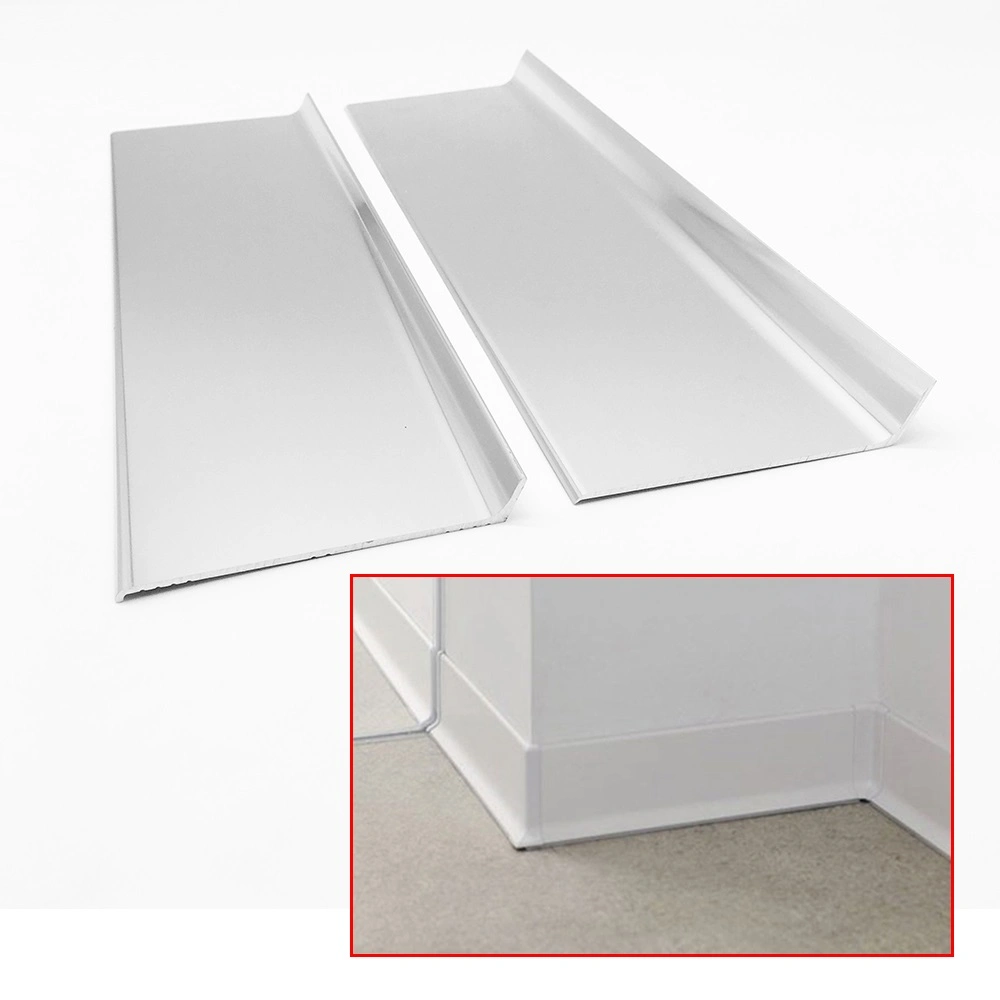 Extruded Aluminum Skirting Board Indoor Inhouse Decorative Inhouse