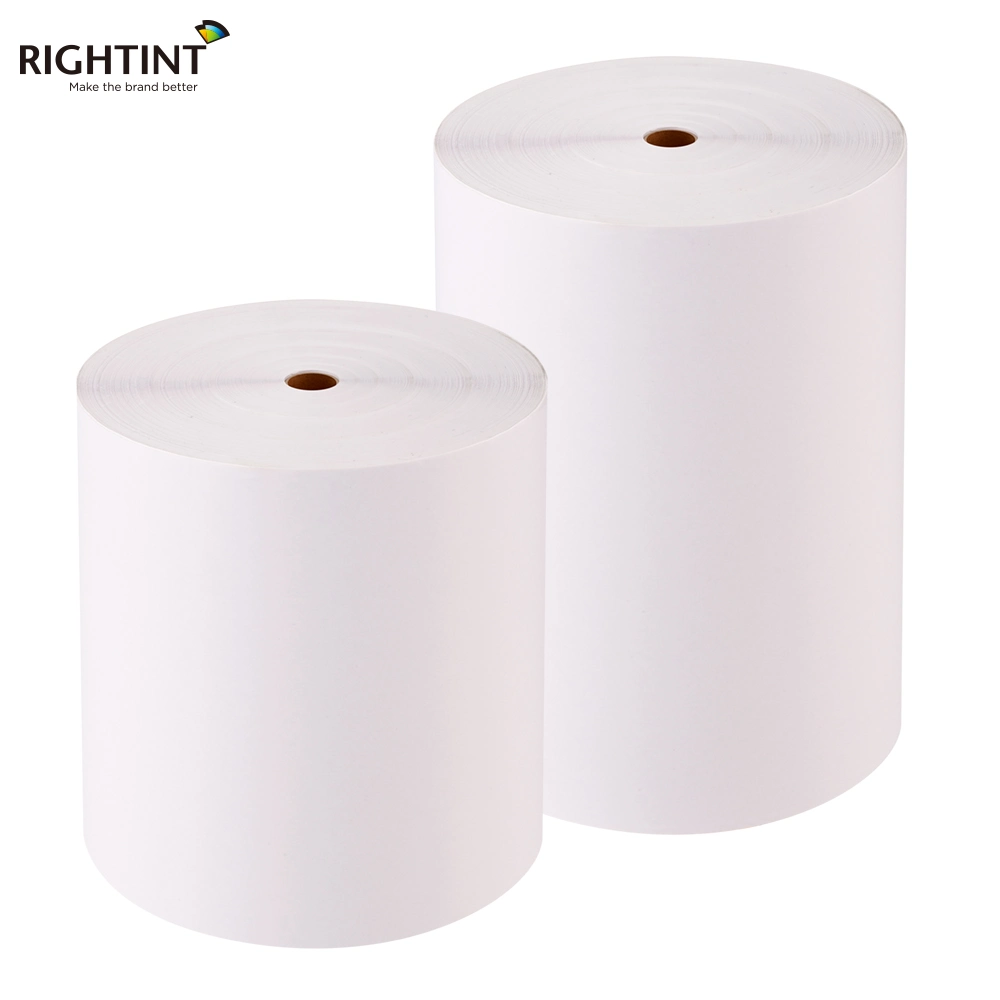 Carton Flexographic Printing Rightint OEM vinyl sticker paper blank label