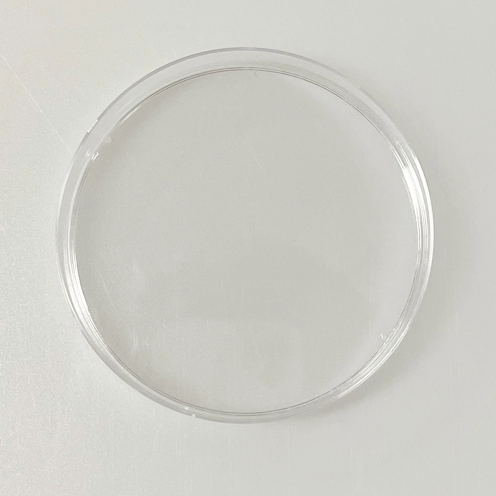 90mm en acier inoxydable Quartz borosilicaté carré aucun évent en plastique jetable en verre borosilicaté PP5 boîte de Pétri personnalisé Canister avec de l'Agar