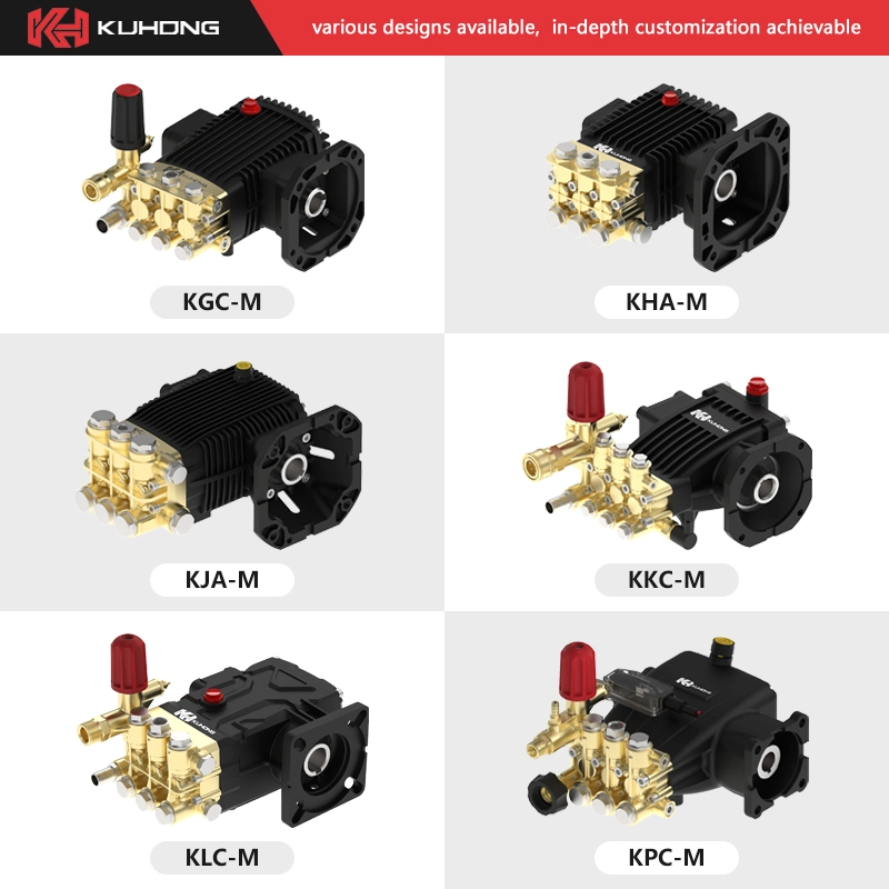 Bomba de lavado de alta presión portátil Kuhong 140bar 2000psi 4kw 5,5HP