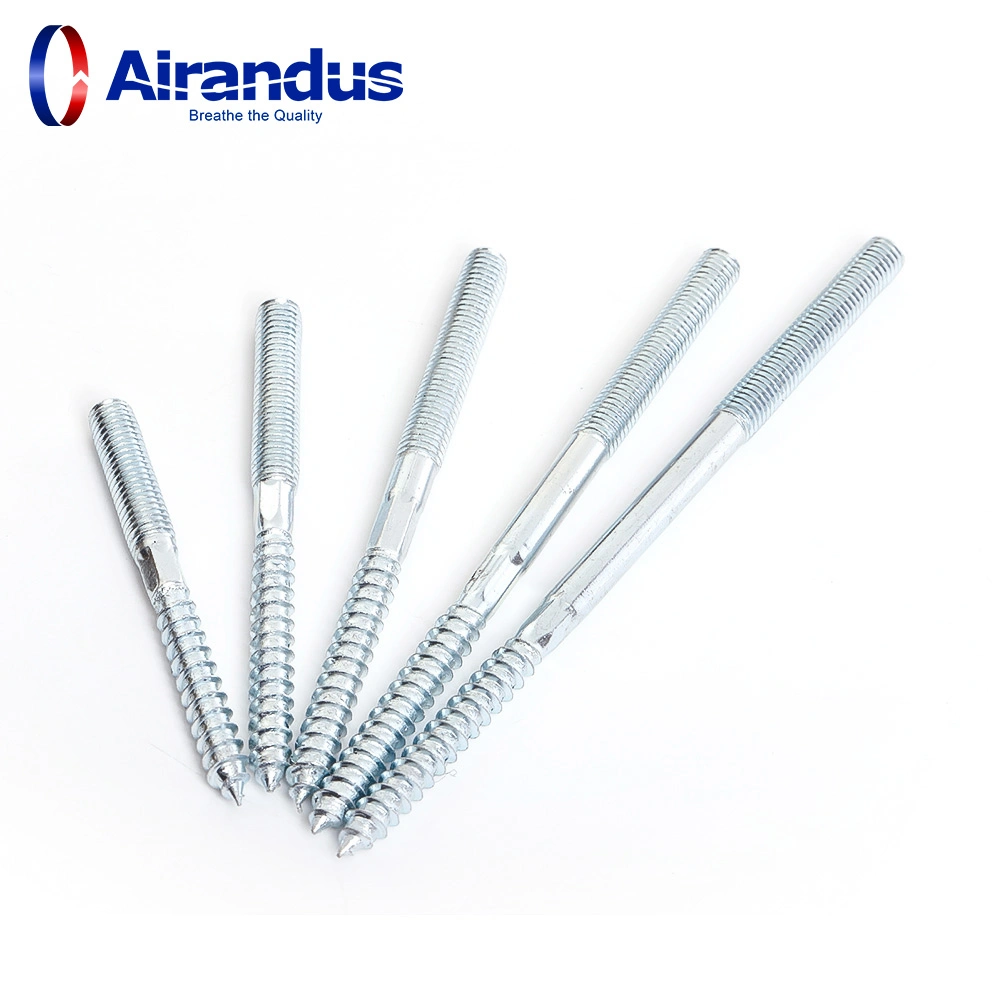 Galvanized Steel Double Head Hanger Bolt Dowel Screw