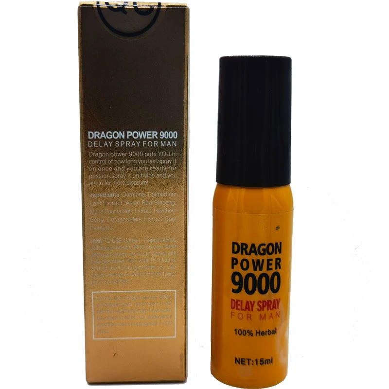 Dragon Power 9000 delay Retardo Spray Spray para los hombres de 15 ml.