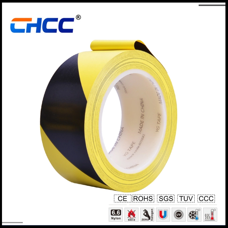 PVC Warning Tape Clean Workshop with Landmark Tape Wear-Resistant Zebra Crossed Floor Tape