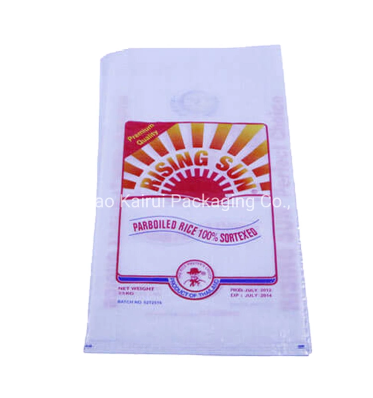 Custom Laminated Rice Bag Packing for Flour And10kg 25kg 50kg PP Rice Bag with Printing and Lamination