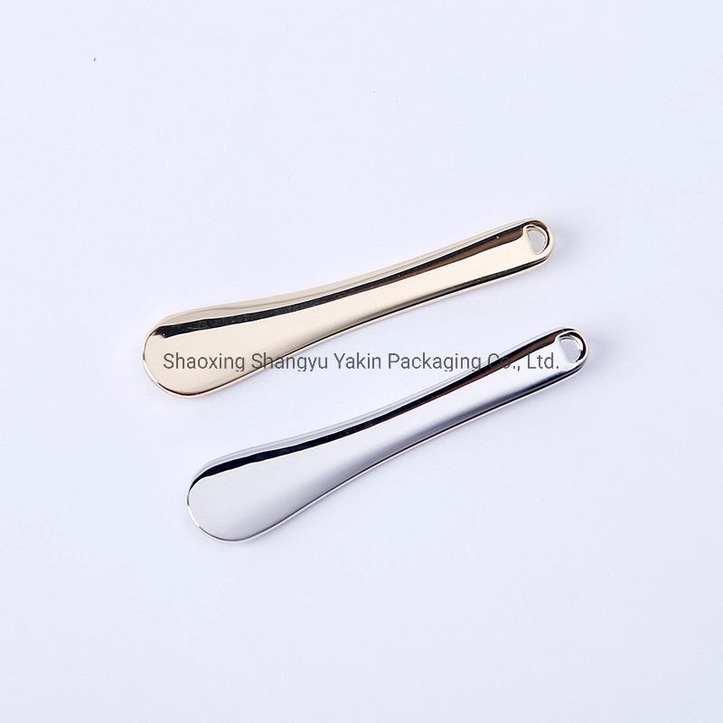 Hot Luxury Sliver Gold Metal Cosmetic cara Crema cuchara