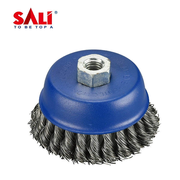 High Tensile Carbon Steel 3 Inch Twisted Wire Cup Brush