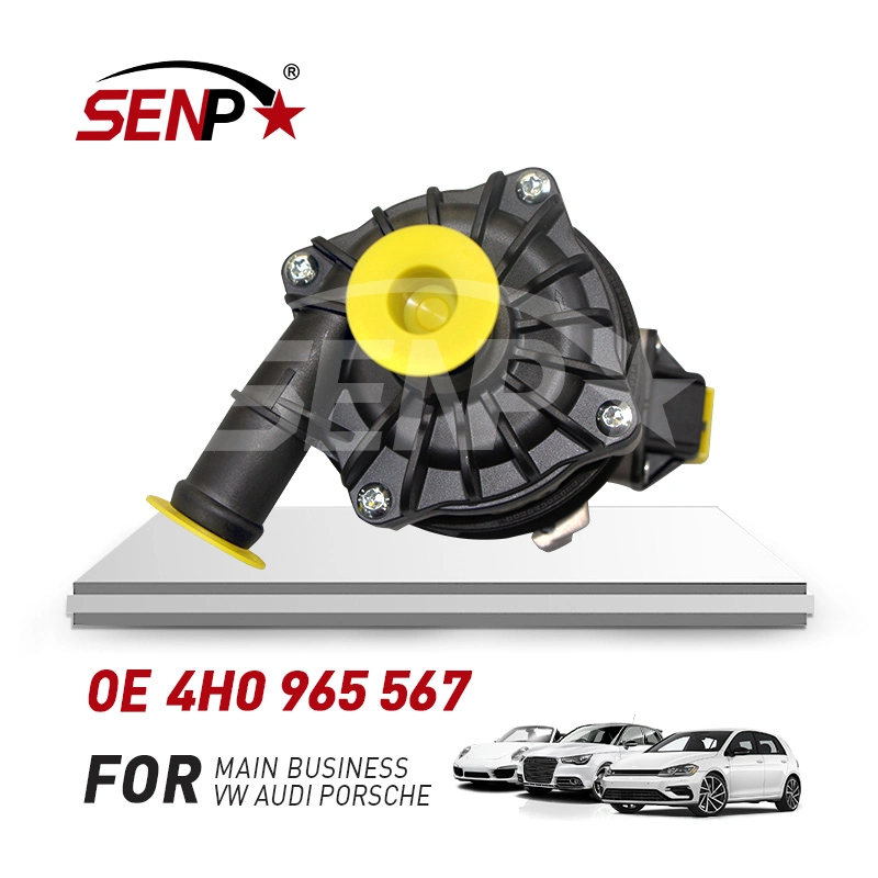 Système de refroidissement Senp Auto de la pompe d'eau auxiliaire 4H0 965 567 a 4h0965567A 4H0 965 567 4H0965567 pour Audi A6 A7 A8 Q7 2.0L 3.0L