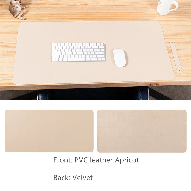 Custom PU Leather Office Keyboard and Mouse Mat Computer Mouse Pad