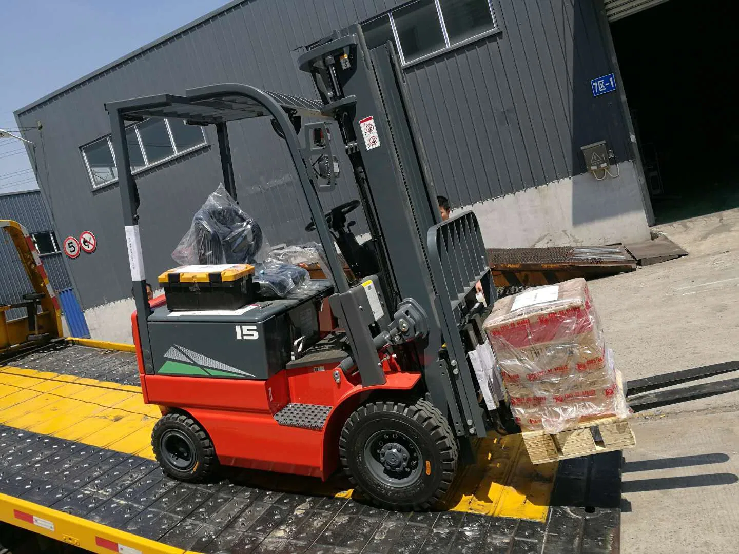 Heli Cpd10 Cpd20 1ton 2ton battery Electric Forklift Truck with Spare Parts