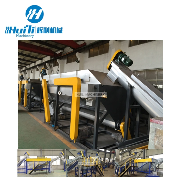 Waste Bottles Pet Plastic Recycling Machine/Waste Plastic Crushing Washing Drying Line Plastic PP/Pet Bottle Recycling Crusher Machine